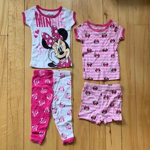 NWOT Disney Minnie Mouse Pajamas (Two sets!)